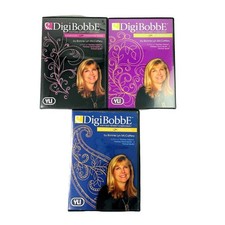 Lot 3 Digibobbe Digitized Bobbin Embroidery Collection CDs Bonnie Lyn McCaffery
