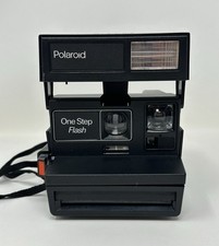Vintage Polaroid 600 One Step Flash Instant Film Camera W/ Strap Tested  Works