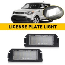 2pcs White Lamp Rear Led License Plate Light For 2010-2019 Kia Soul Replacement 2pcs White Lamp Rear Led License Plate Light For 2010-2019 Kia Soul Replacement