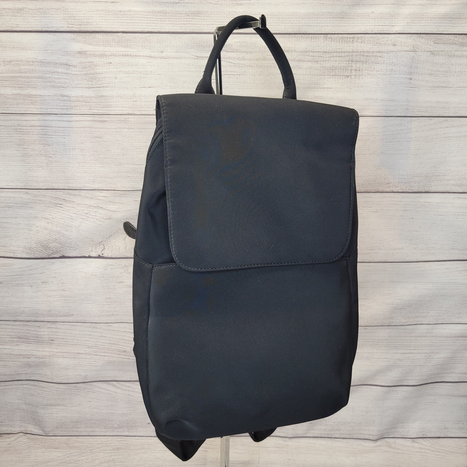 The Walking Co Black Nylon Backpack with Lots of Pockets
