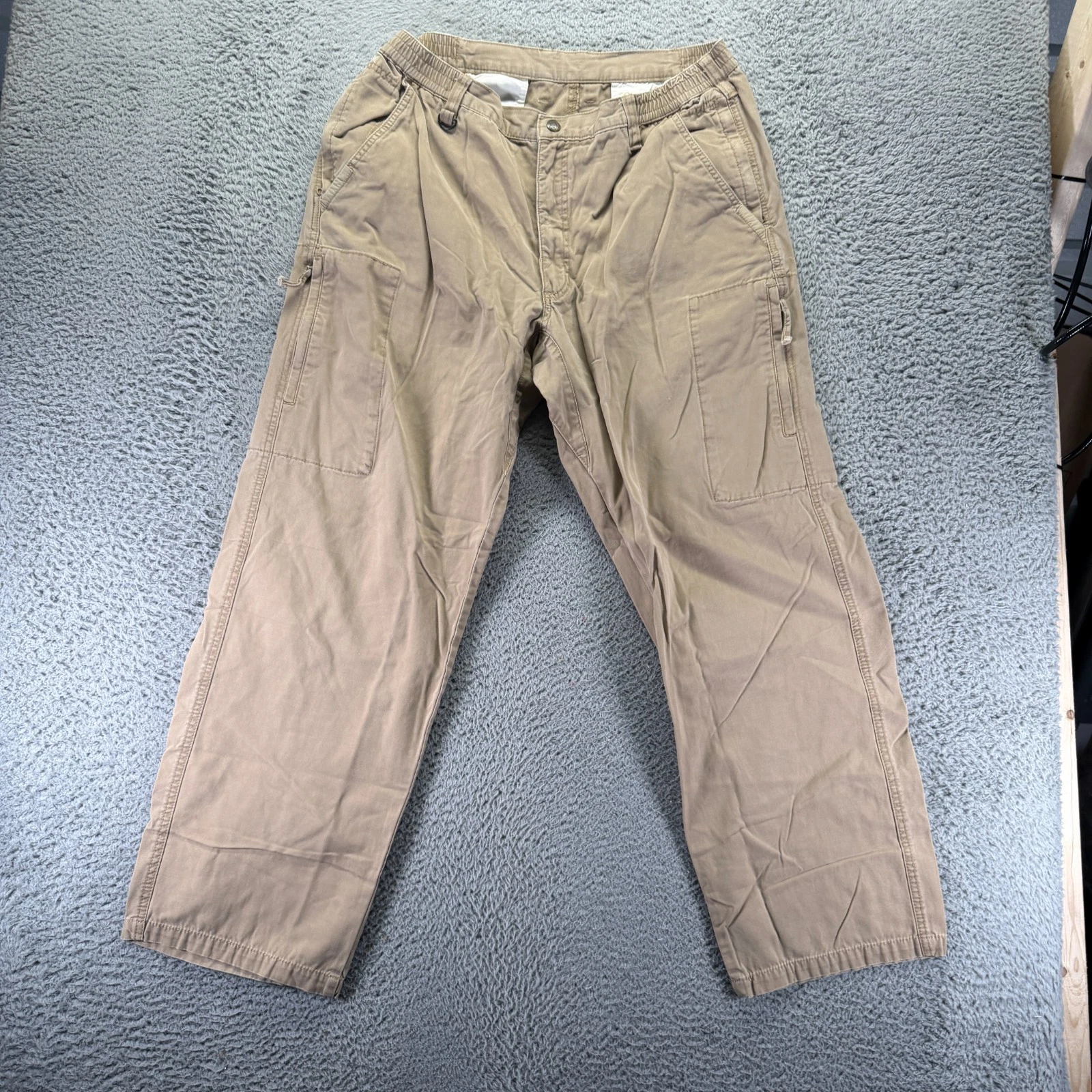 5.11 Tactical Pant Mens 36x31 Brown Cargo Straight Leg Utility Travel Workwear