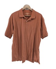 Eddie Bauer Mens Polo Shirt L Large Short Sleeve Casual Cotton Blend Top