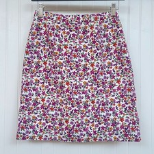 Vibrant Floral Skirt Cottagecore Coquette Purple Flowers Spring Summer Midi Chic