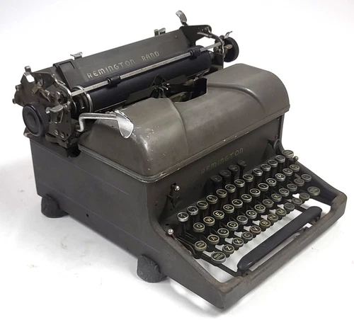 Vintage Remington Bord Écrire Dutch Clavier Configuration Serial 776520 BD093