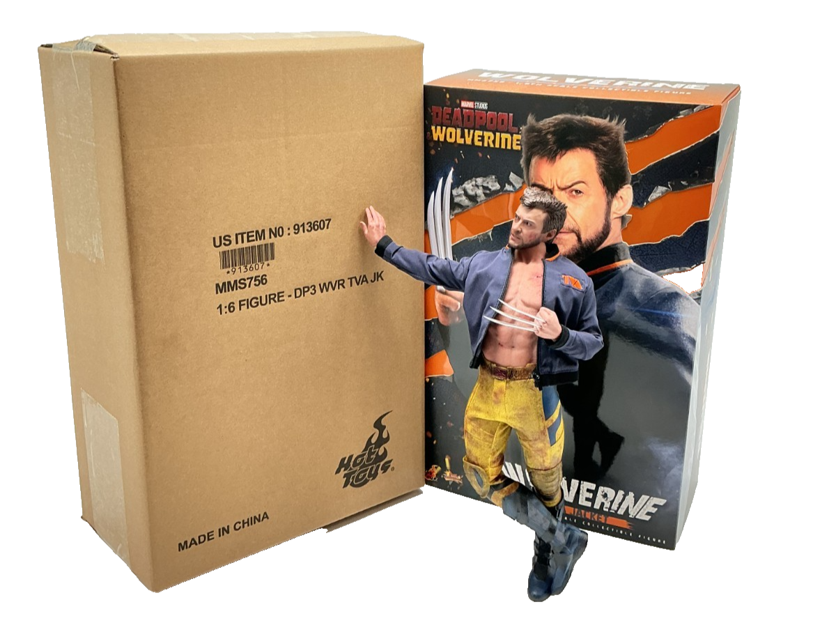 Hot Toys MMS756 Deadpool & Wolverine TVA JACKET WOLVERINE -Sealed