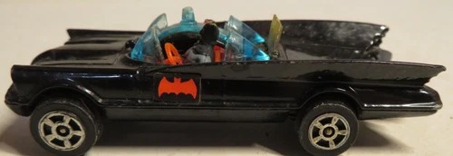 Corgi Juniors Batmobile Whizzwheels Vintage 1960s Batman & Robin Diecast Car GUC