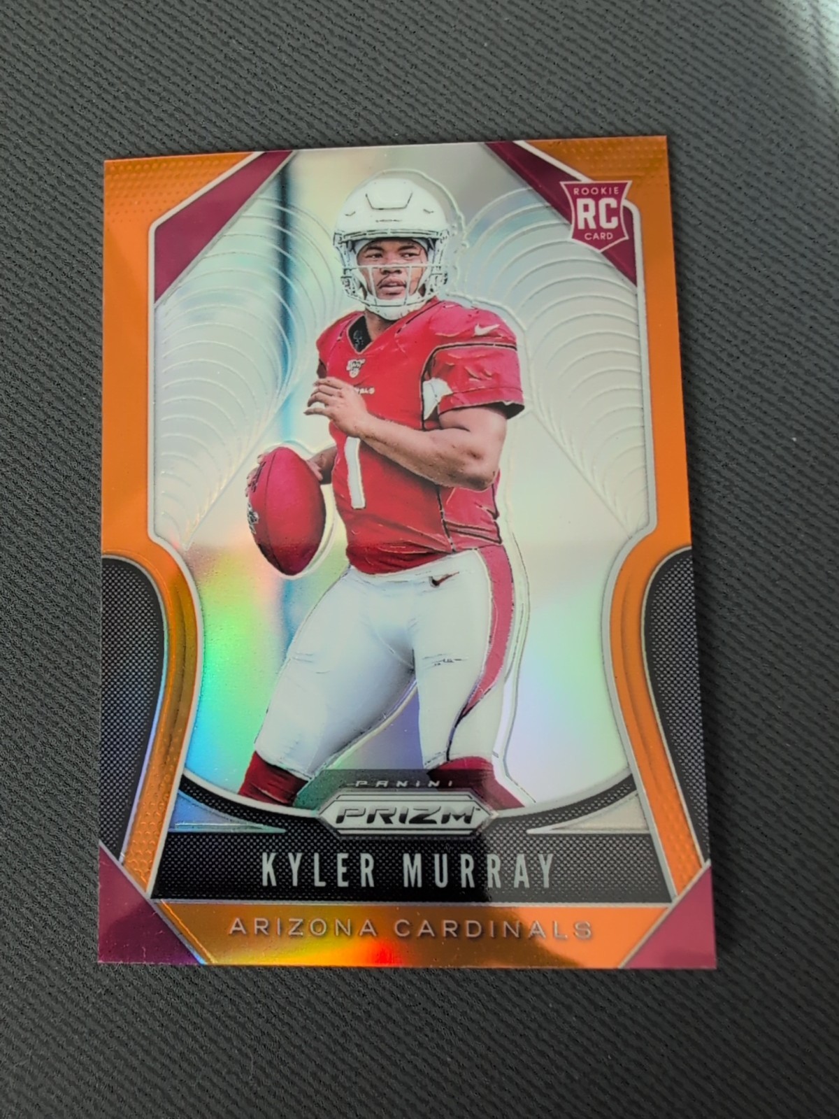 2019 Panini Prizm - Rookies Kyler Murray #301 Orange Prizm /249 (RC) Cardinals