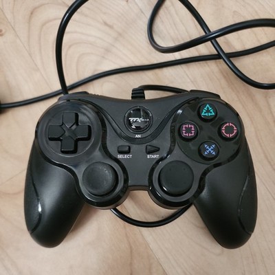 Playstation 2 Controller Analog Wired PS1 Black TTX Tech Tested