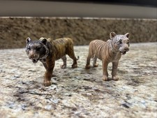 Lot Of Two Vintage Schleich Bengal Tiger Figurines 2007