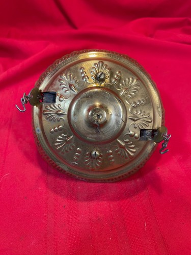 Antique Brass Hanging Oil Lamp Chandelier Chain Motor Canopy CM13