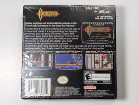 Castlevania NES Classic Game Boy Advance new, factory sealed (box has crushing)