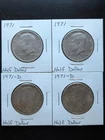 Lot of 4: 1971 & 1971-D Kennedy Half Dollars
