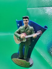 Vintage Elvis Presley Serving The Country Collectible Figure Figurine 2003 USPTO