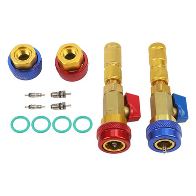 #ad AC Valve Core Tool Comprehensive Tool Set High Pressure Remover For R134a AU $62.25