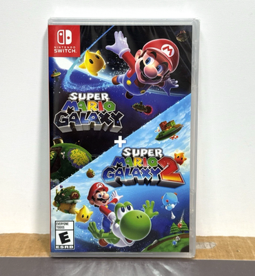 Super Mario Galaxy 1 & Galaxy 2 Brand NEW Sealed Nintendo Switch