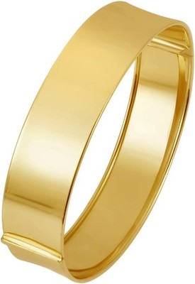 Floreo 14k Gelbgold 14,5 mm massiv glänzend hochglanzpoliert klassischer Armreif Armband 7''