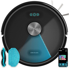 Robot Aspirapolvere E Lavapavimenti Conga M50. Navigazione Laser, 5000Pa Pressio