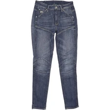 G-Star 5620 Ultra High Women Blue Skinny Stretch Jeans W26 L29 (73916)