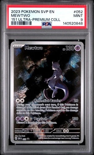 2023 Pokemon SVP En Mewtwo 151 Ultra Premium Collection Promo #052 PSA 9