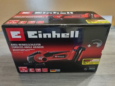 Einhell Akku-Winkelschleifer TC-AG 18V/115mm Ø Li (1x4,0Ah), mit Akku, Ladegerät