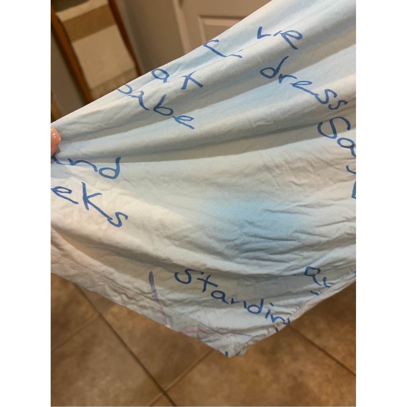 Taylor Swift 1989 (Taylor's Version) Official Wildest Dreams Lyric Pajama Pants image 5