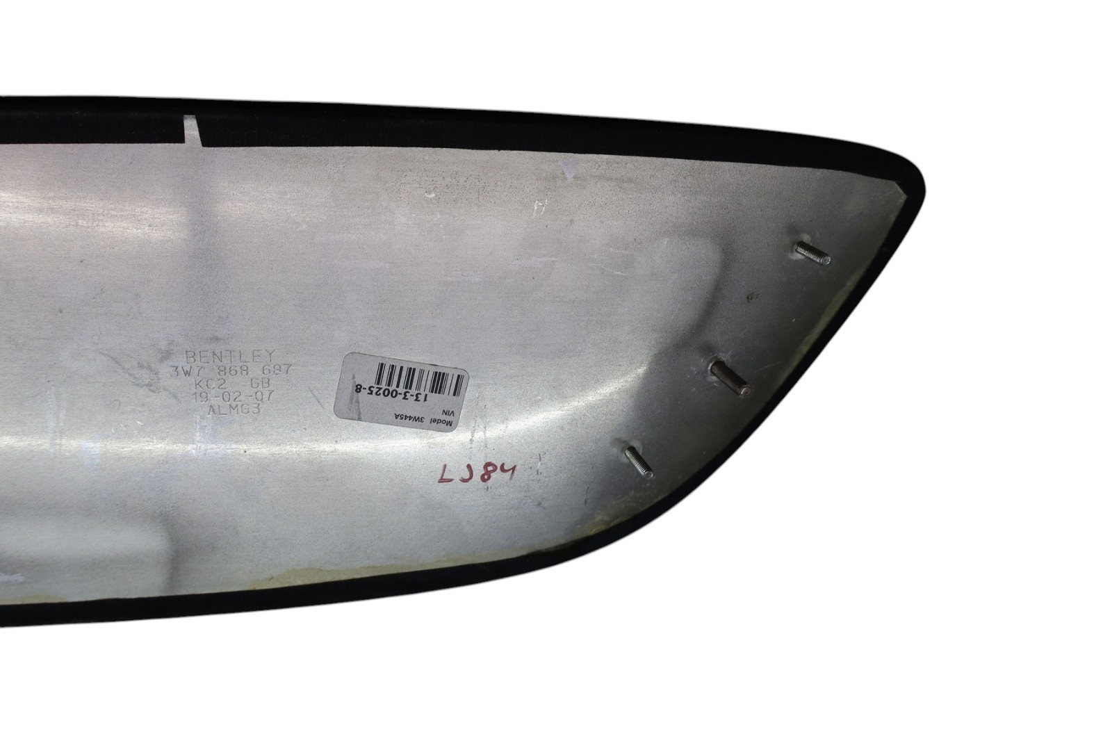 07-11 Bentley Continental GTC Speed Rear Left Side Door Panel Trim Panel Oem