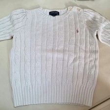Polo Ralph Lauren Cable Knit Sweater White 5Y