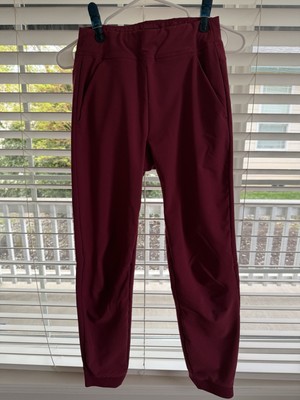 Backcountry Womens Size 2 On The Go Fleece Lined Jogger Pant Marroon W561-01
