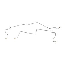 Rear Axle Brake Line Drum 2005-07 Silverado Sierra 1500 Non HD Stainless 2pc