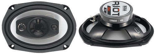 Boss Riot R94 6 x 9" 500 W 4-Wege Auto und R63 6,5" 300 W 3-Wege Koaxial-Lautsprecher - Bild 2 von 8