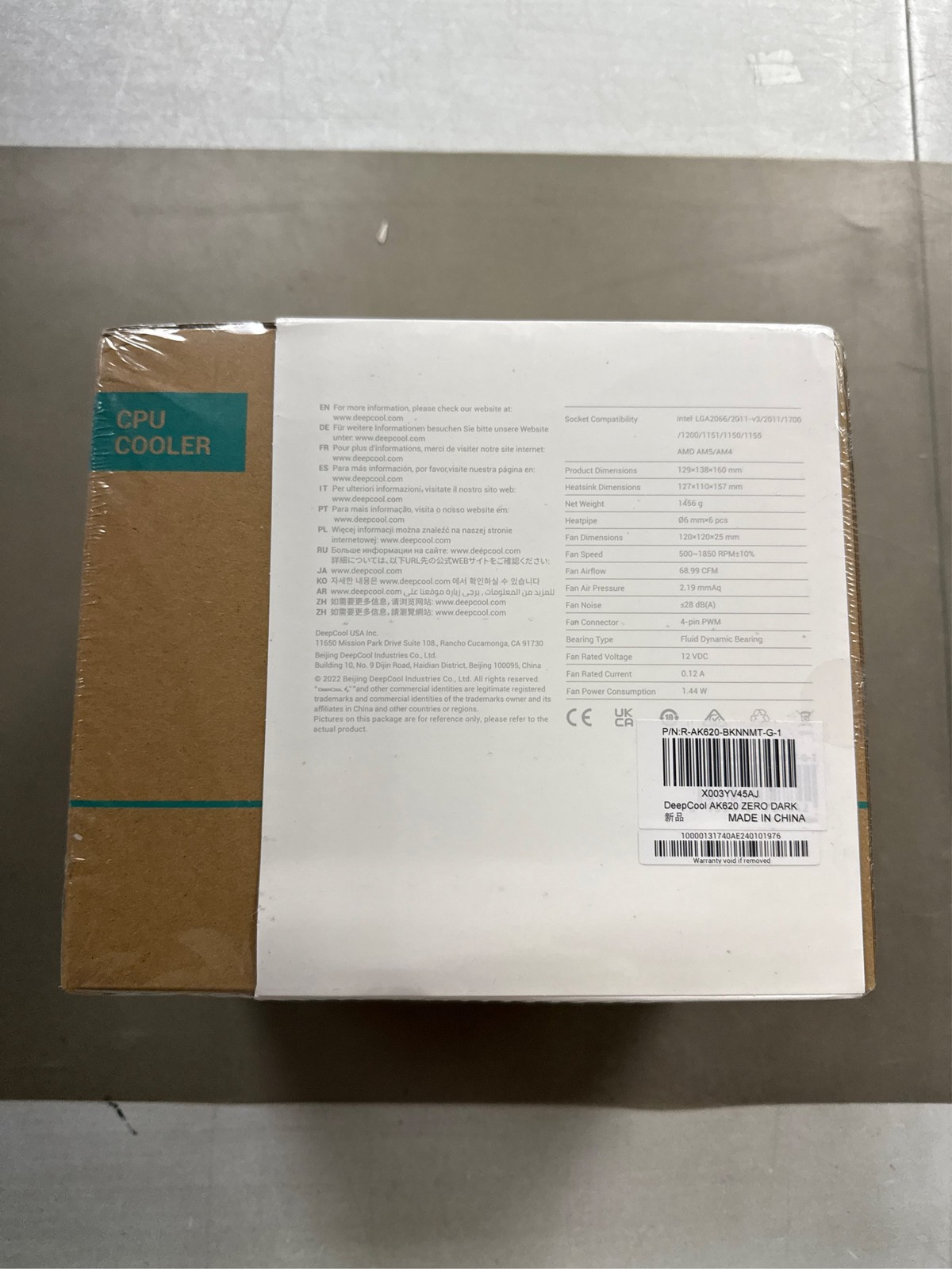 DeepCool AK620 ZERO DARK High performance 2