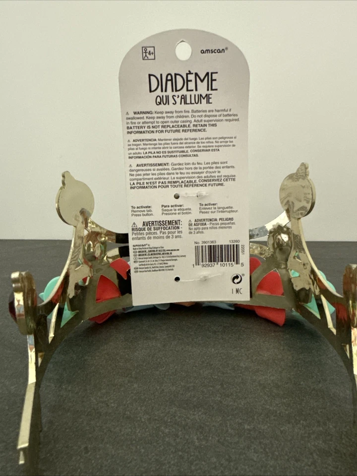 Amscan Floral Birthday Light-Up Tiara - NEW - Image 4 of 4