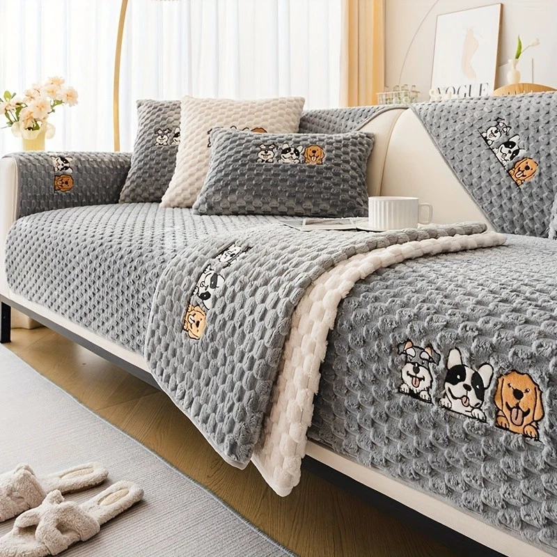 Washable sofa cover, pillowcase, anti-slip decoration for sofa seat cushion - Image 4 of 4