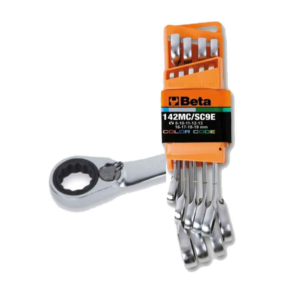 Beta 142MC/SC9I Serie 9 Chiavi Combinate Cricchetto Colorate - Offerta
