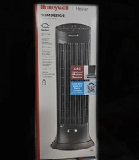 Honeywell Slim Ceramic Tower Heater, Black, With No Remote,