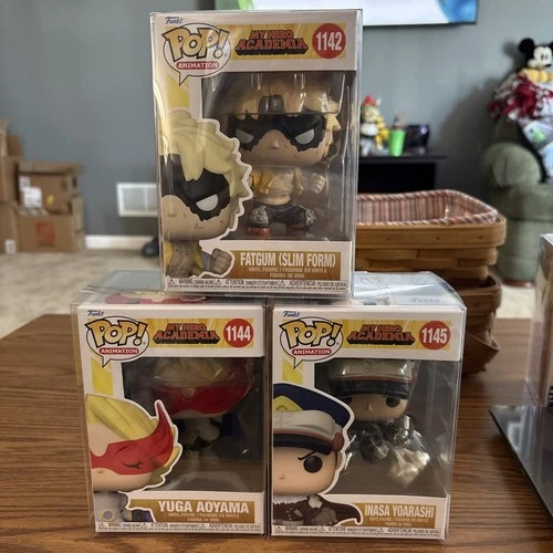 Funko POP My Hero Academia Inasa Yoarashi 1145 Fatgum 1142 Yuga Aoyama 1144