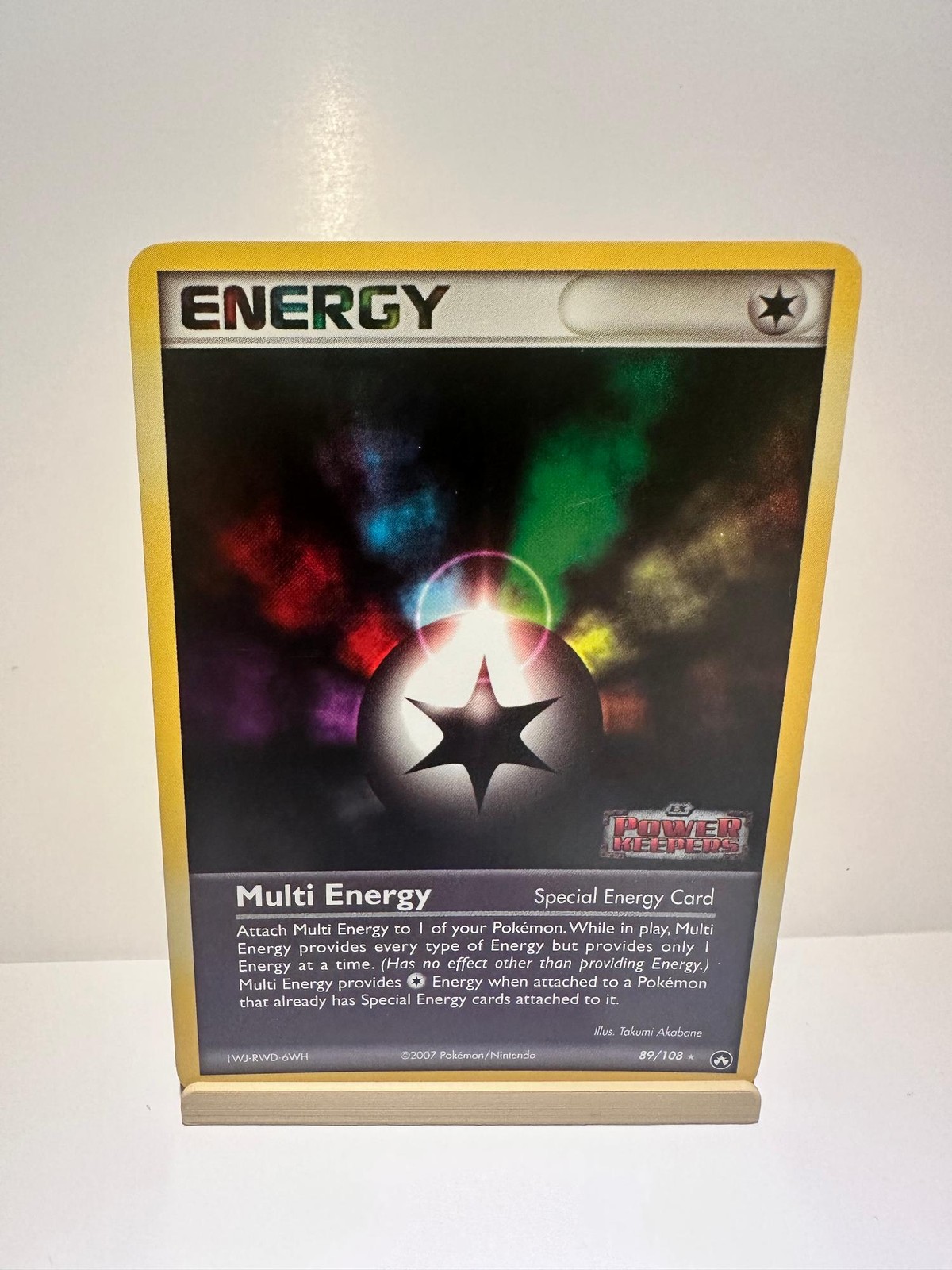 Multi Energy 89/108 Rare Power Keepers Pokemon Reverse Holo Near Mint