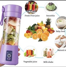 Portable Mini Personal Blender Bottle USB Rechargeable Juicer Cup Smoothie
