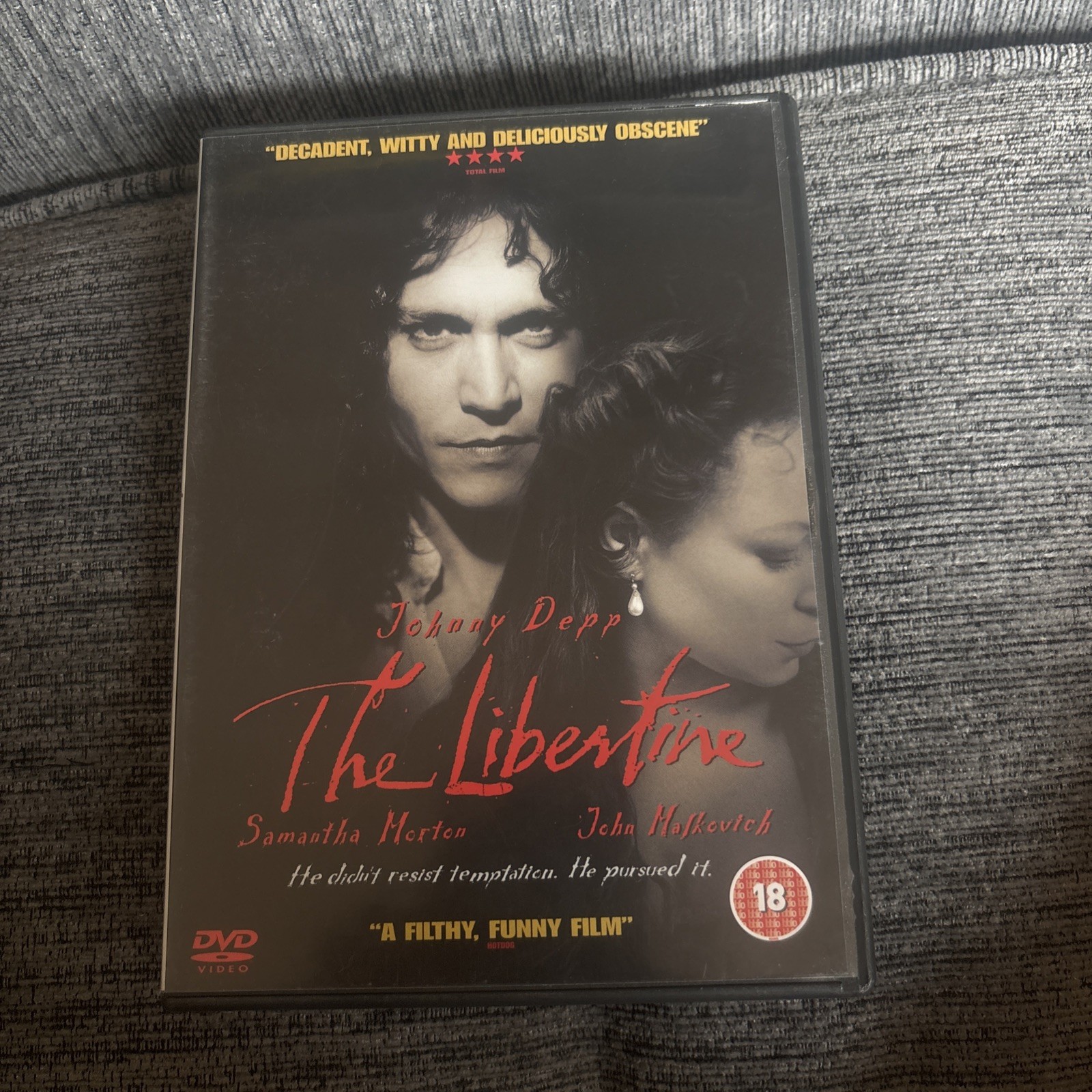 The Libertine DVD Johnny Depp