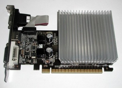 PCIe Grafikkarte Gainward, GeForce 8400 GS, 512 MB DDR3, DVI VGA HDMI, gebraucht