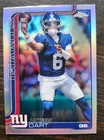 2025 Topps Chrome Jaxson Dart RC Rookie Silver Refractor #306 New York Giants
