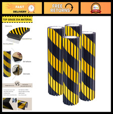 Foam Garage Wall Protector Bumper Guard - 4 Pack, 15.7"x9.8", Yellow Reflective,