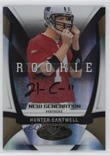 2009 Certified Mirror Gold Signatures 14/25 Hunter Cantwell #160 Auto 10k8