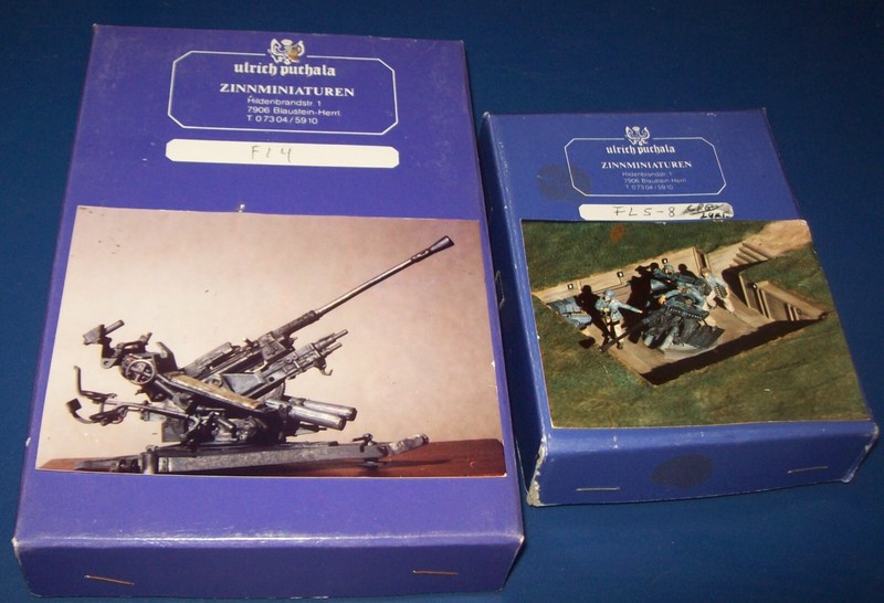 1/32  1/35 METAL ULRICH PUCHALA WW2 GERMAN 37MM ANTIAIRCRAFT FLAK CANNON  & CREW