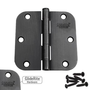 Gatehouse 312in Oilrubbed Bronze 58in Radius Mortise Door Hinge 12pack In The Door Hinges