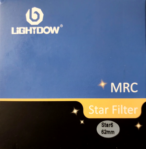 LiGHTDOW Star Lens Filter 4, 6, or 8-Line Star 62 mm - Picture 11 of 21