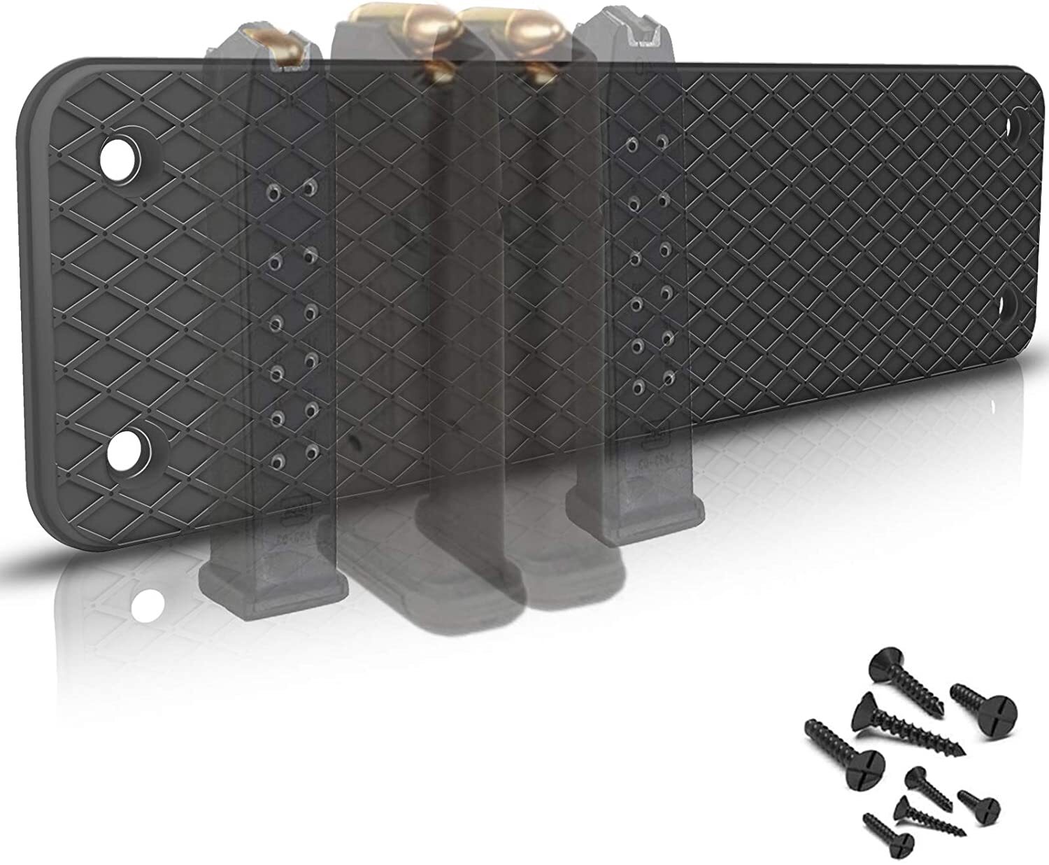 Magnetic Ammunition Holder,Gun Magnet Double Sided Holder,Gun Magazine Storage