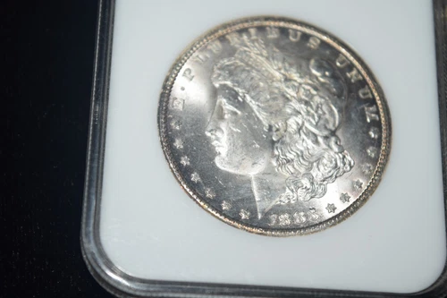 1883-CC SILVER MORGAN DOLLAR NEAR GEM BU NGC MS 64 BLAST WHITE HIGHEST-GRADES