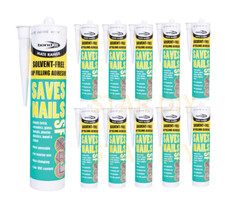 4 No Nails General Purpose Adhesive Glue Tube For Bathroom Panels Wall Cladding