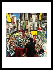 RENATO GUTTUSO -  LITOGRAFIA   CM.  80 X 60 OPINIONI